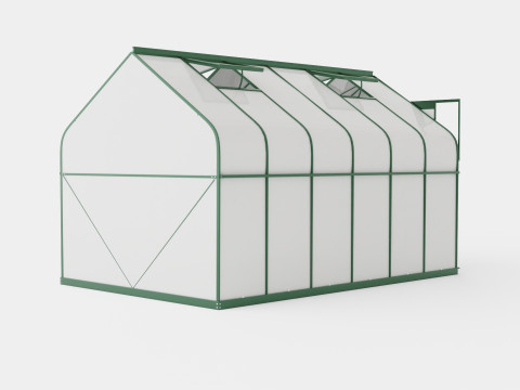 Greenhouse Diana 9900 Glass Green 3Dモデル