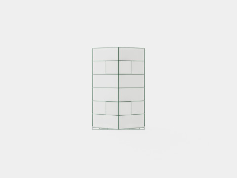 Greenhouse Diana 9900 Glass Green 3Dモデル