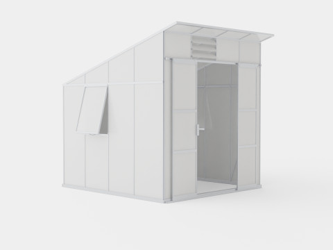 Greenhouse Freya 7600 Glass ALU Model 3D