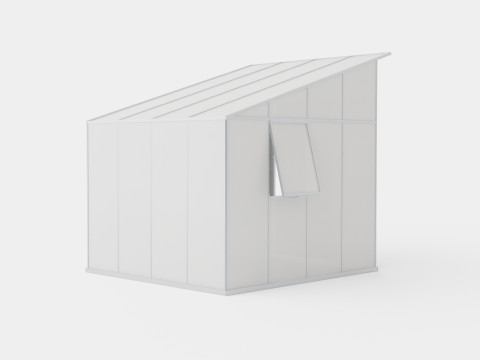Greenhouse Freya 7600 Glass ALU Modelo 3D