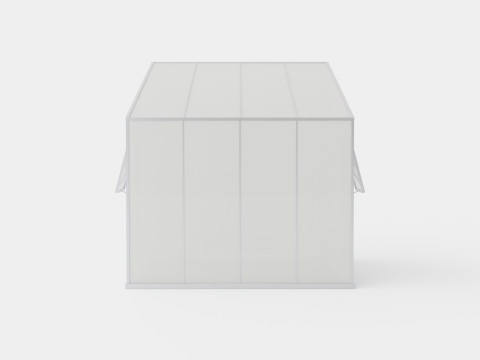 Greenhouse Freya 7600 Glass ALU Modelo 3D