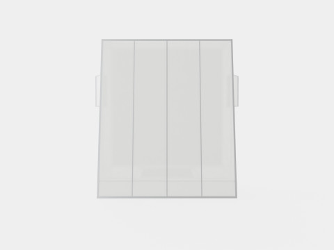 Greenhouse Freya 7600 Glass ALU Modelo 3D