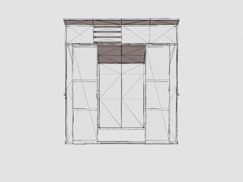 Greenhouse Freya 7600 Glass ALU Modelo 3D