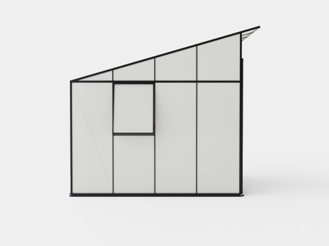 Greenhouse Freya 7600 Glass Black 3D Model