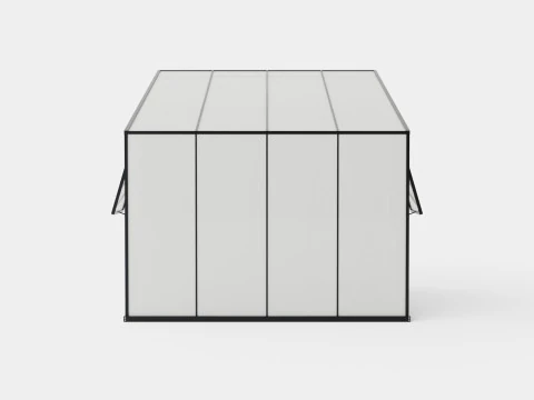 Greenhouse Freya 7600 Glass Black 3D Model