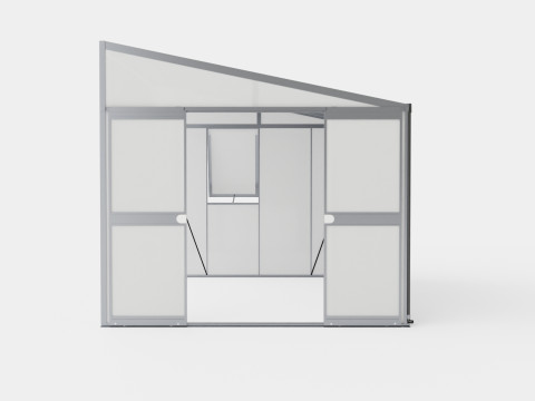 Greenhouse Helena 2 10200 Glass Grey 3D Модель