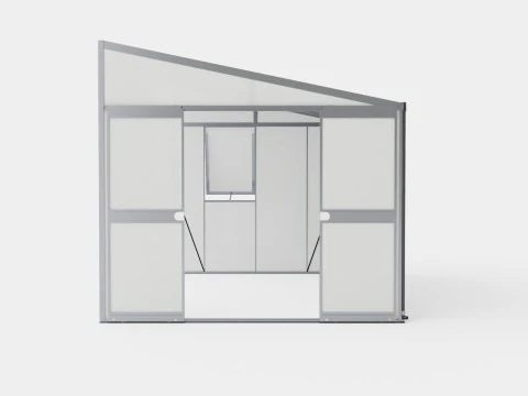 Greenhouse Helena 2 10200 Glass Grey 3D Model