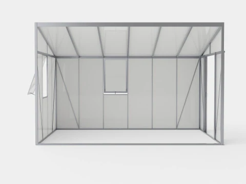 Greenhouse Helena 2 10200 Glass Grey 3D Model