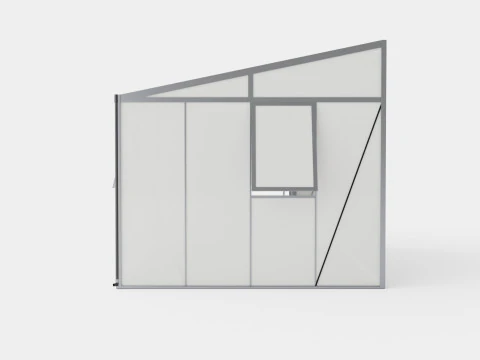 Greenhouse Helena 2 10200 Glass Grey 3D Model