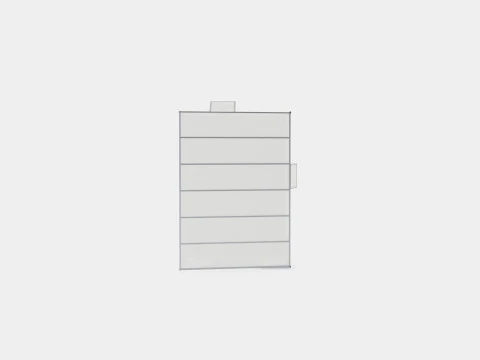 Greenhouse Helena 2 10200 Glass Grey 3D Model