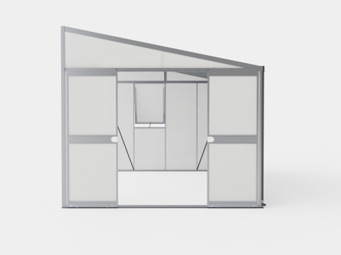 Greenhouse Helena 2 11900 Glass Grey 3D मॉडल