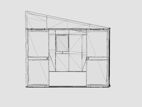 Greenhouse Helena 2 11900 Glass Grey 3D मॉडल