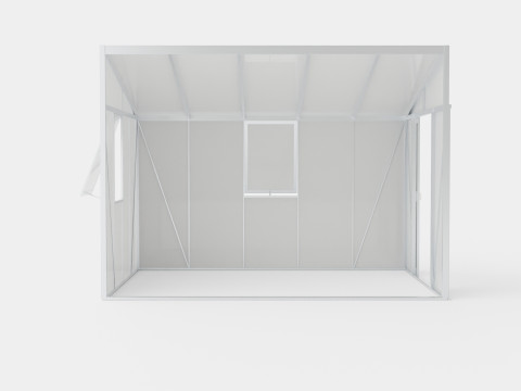 Greenhouse Helena 2 8600 Glass ALU Modelo 3D