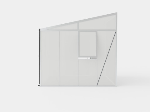 Greenhouse Helena 2 8600 Glass ALU Modelo 3D