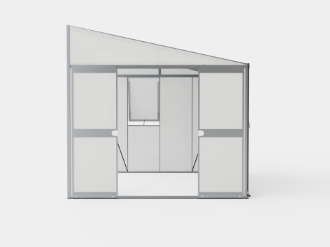 Greenhouse Helena 2 8600 Glass Grey 3D Модель