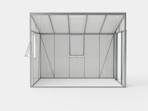 Greenhouse Helena 2 8600 Glass Grey 3D Model