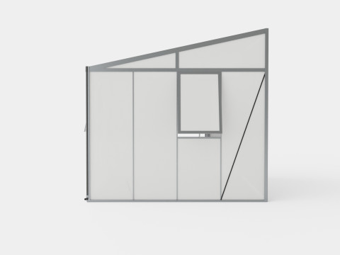 Greenhouse Helena 2 8600 Glass Grey 3D Модель