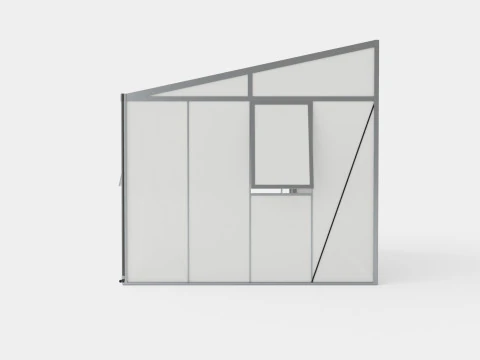 Greenhouse Helena 2 8600 Glass Grey 3D Model