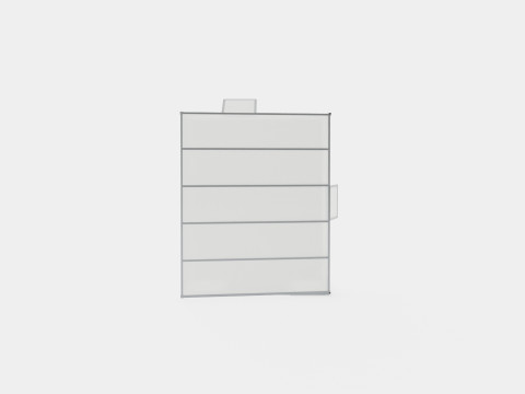 Greenhouse Helena 2 8600 Glass Grey 3D Модель