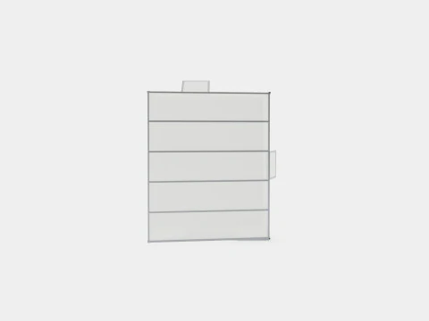 Greenhouse Helena 2 8600 Glass Grey 3D Model
