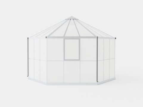 Greenhouse Hera 2 9000 Glass ALU 3D Model