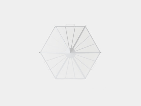 Greenhouse Hera 2 9000 Glass ALU 3D Model