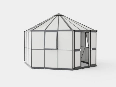 Estufa Hera 2 9000 Vidro Preto Modelo 3D