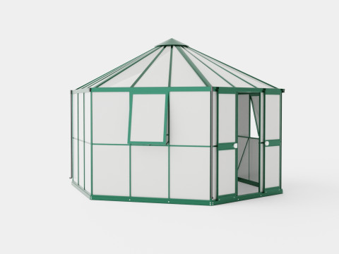 Greenhouse Hera 2 9000 Glass Green Modelo 3D