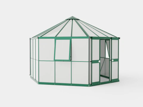 Greenhouse Hera 2 9000 Glass Green 3D Model