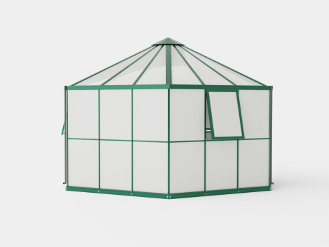 Greenhouse Hera 2 9000 Glass Green Modelo 3D