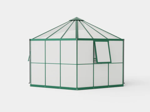 Greenhouse Hera 2 9000 Glass Green 3D Model