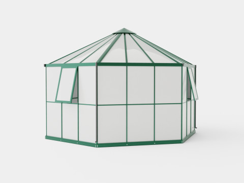 Greenhouse Hera 2 9000 Glass Green Modelo 3D