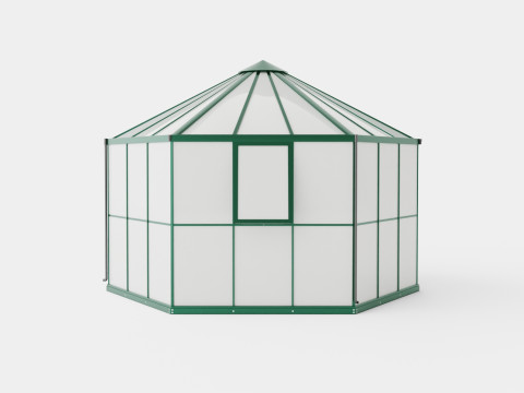 Greenhouse Hera 2 9000 Glass Green Modelo 3D