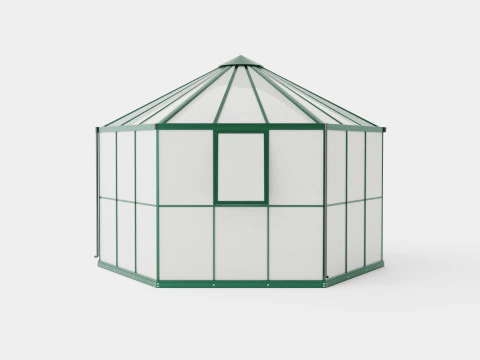 Greenhouse Hera 2 9000 Glass Green 3D Model