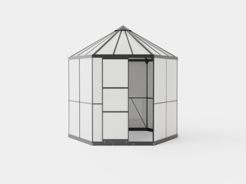 Greenhouse Hera 4500 Glass Black Model 3D