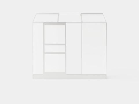 Greenhouse Ida 1300 Poly ALU 3D 모델