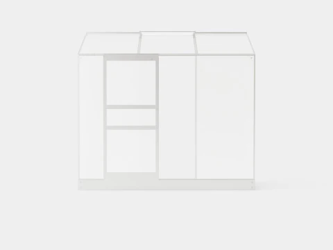 Greenhouse Ida 1300 Poly ALU 3D Model