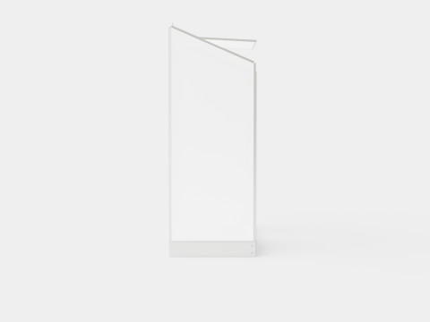 Greenhouse Ida 1300 Poly ALU 3D 모델