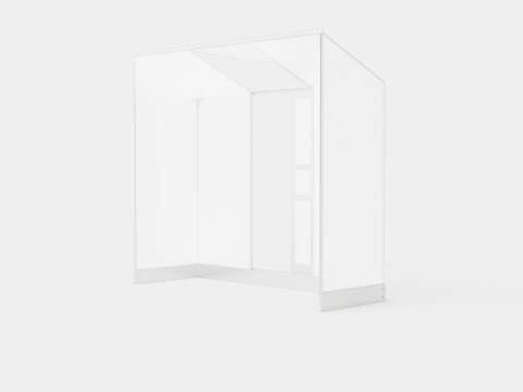 Greenhouse Ida 1300 Poly ALU 3D 모델