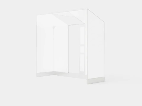 Greenhouse Ida 1300 Poly ALU 3D Model