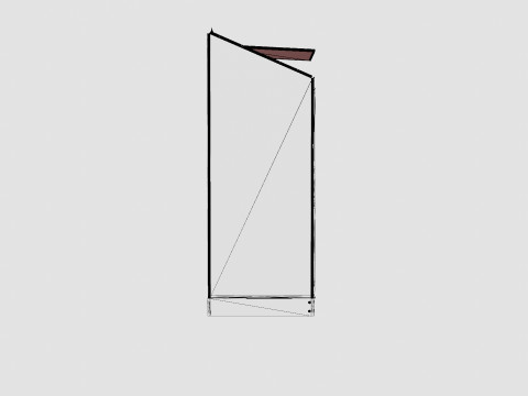 Greenhouse Ida 1300 Poly ALU 3D 모델