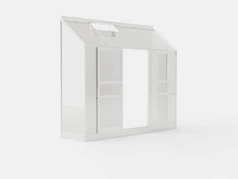 Greenhouse Ida 3300 Glass ALU 3D 모델