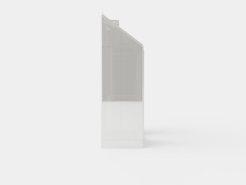 Greenhouse Ida 3300 Glass ALU 3D Model