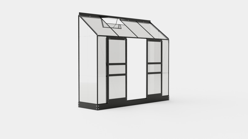 Greenhouse Ida 3300 Glass Black Modèle 3D .c4d .max .obj .3ds .fbx .stl .blend 