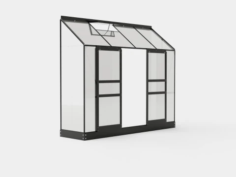 Kas Ida 3300 Glas Zwart 3D Model