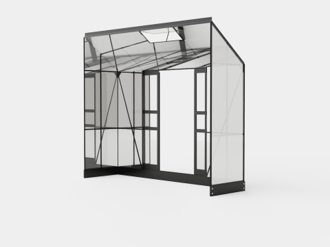 Greenhouse Ida 3300 Glass Black Modèle 3D