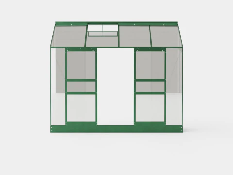 Greenhouse Ida 3300 Glass Green 3D Model