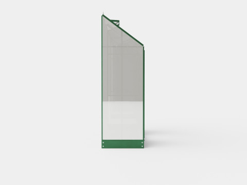 Greenhouse Ida 3300 Glass Green Modelo 3D