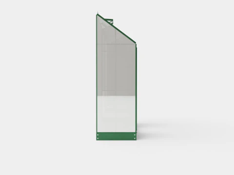 Greenhouse Ida 3300 Glass Green 3D Model