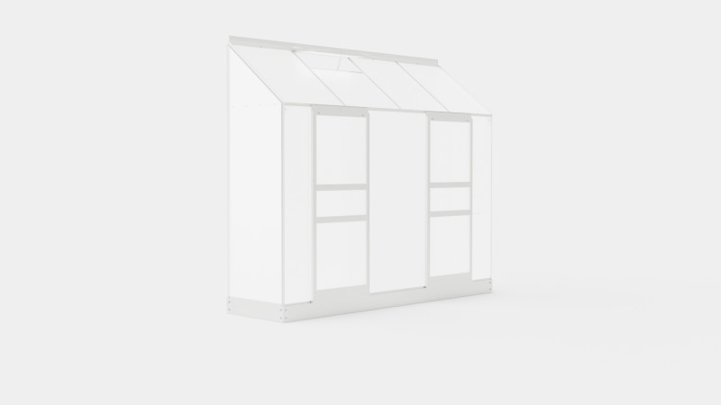 Greenhouse Ida 3300 Poly ALU Modèle 3D .c4d .max .obj .3ds .fbx .stl .blend 